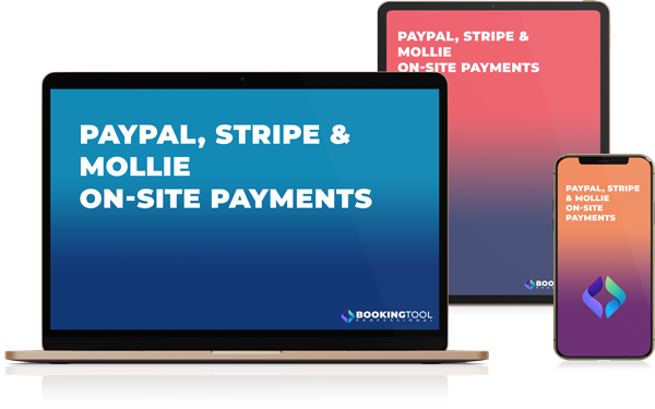 Paypal, Stripe, Mollie On-site payments