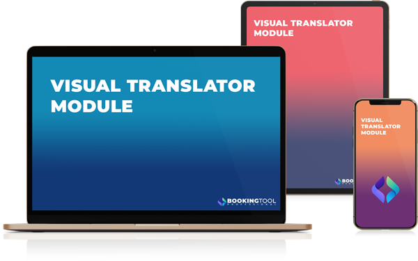 Visual translator module
